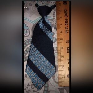 Vintage child's blue clip on tie